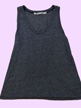 Michael Stars Charcoal Gray Scoop Tank
